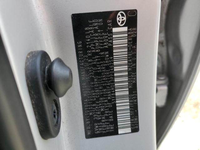 5YFB4MDE3PP046254 - 2023 TOYOTA COROLLA LE SILVER photo 13