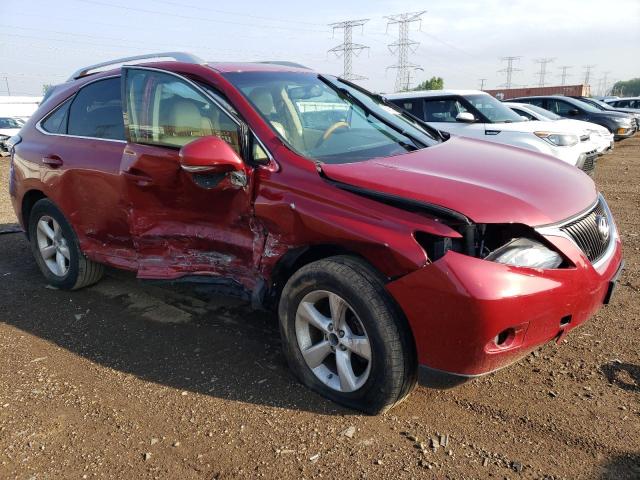 2T2BK1BA7AC072315 - 2010 LEXUS RX 350 RED photo 4