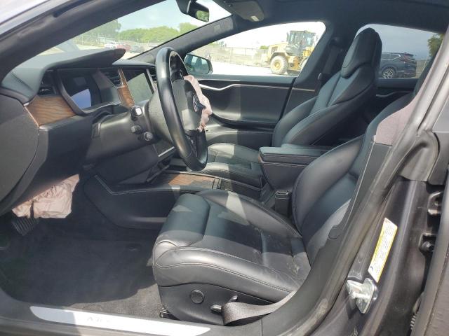 5YJSA1E21JF295554 - 2018 TESLA MODEL S GRAY photo 7