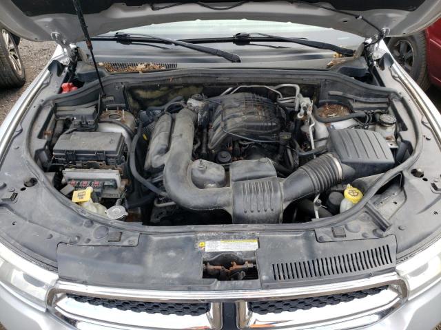 1C4RDJDG2CC121205 - 2012 DODGE DURANGO CREW SILVER photo 12