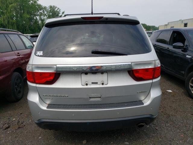 1C4RDJDG2CC121205 - 2012 DODGE DURANGO CREW SILVER photo 6