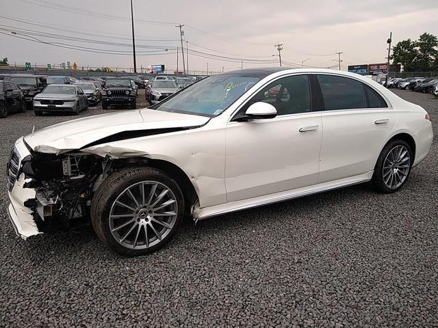 W1K6G6DB6NA084160 - 2022 MERCEDES-BENZ S 500 4MATIC WHITE photo 1