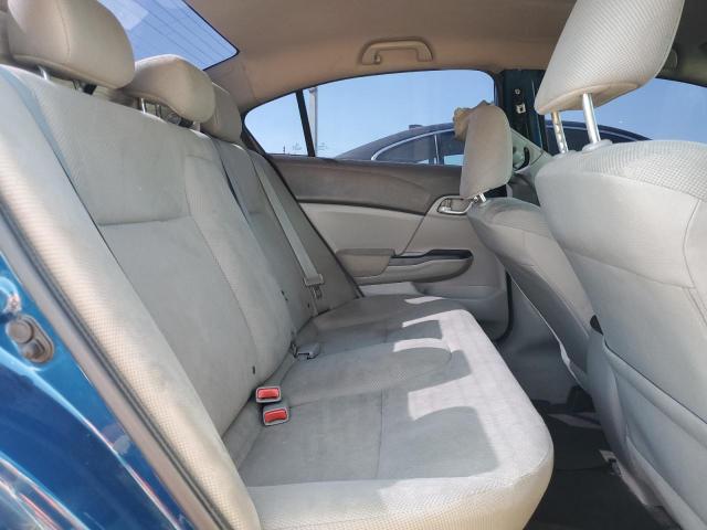 19XFB2F56CE368116 - 2012 HONDA CIVIC LX BLUE photo 10