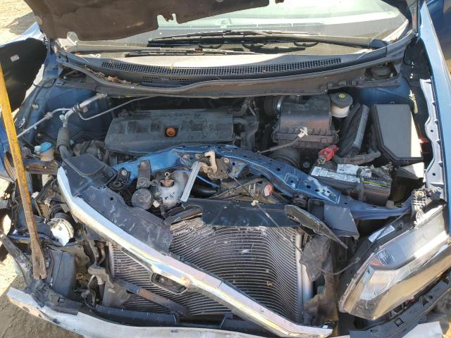 19XFB2F56CE368116 - 2012 HONDA CIVIC LX BLUE photo 11