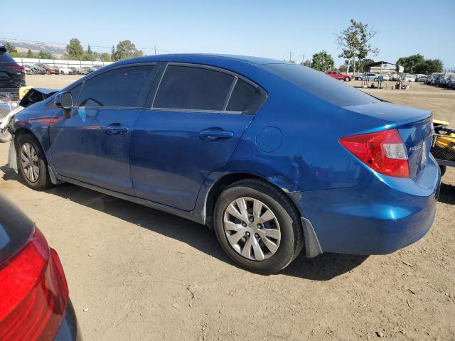 19XFB2F56CE368116 - 2012 HONDA CIVIC LX BLUE photo 2