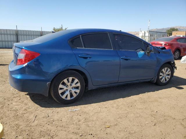 19XFB2F56CE368116 - 2012 HONDA CIVIC LX BLUE photo 3