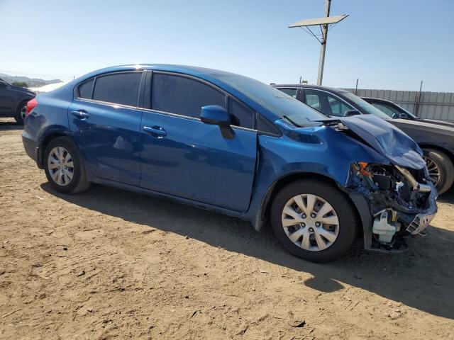 19XFB2F56CE368116 - 2012 HONDA CIVIC LX BLUE photo 4