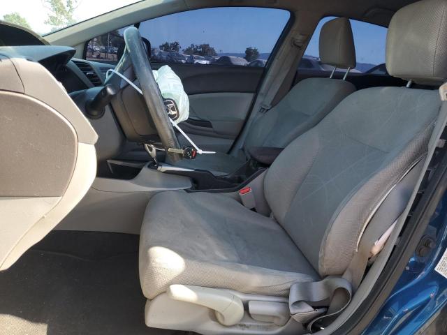 19XFB2F56CE368116 - 2012 HONDA CIVIC LX BLUE photo 7