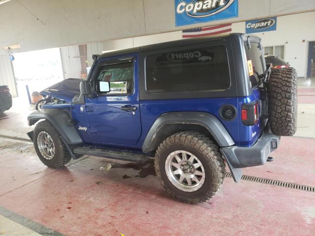 1C4GJXAGXKW594337 - 2019 JEEP WRANGLER SPORT BLUE photo 2