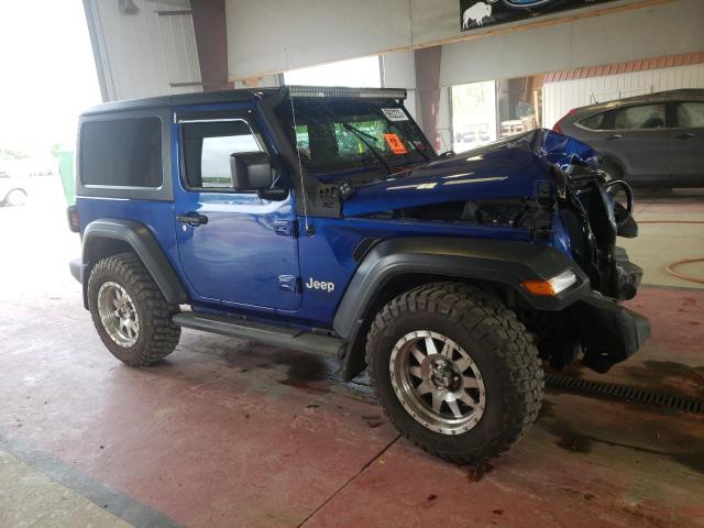 1C4GJXAGXKW594337 - 2019 JEEP WRANGLER SPORT BLUE photo 4