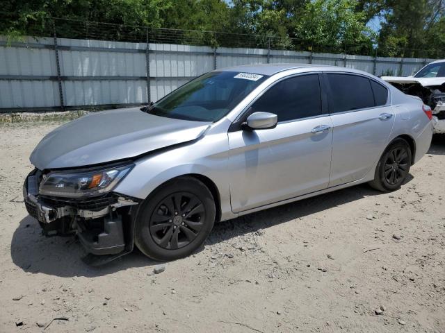 1HGCR2F33EA302563 - 2014 HONDA ACCORD LX SILVER photo 1