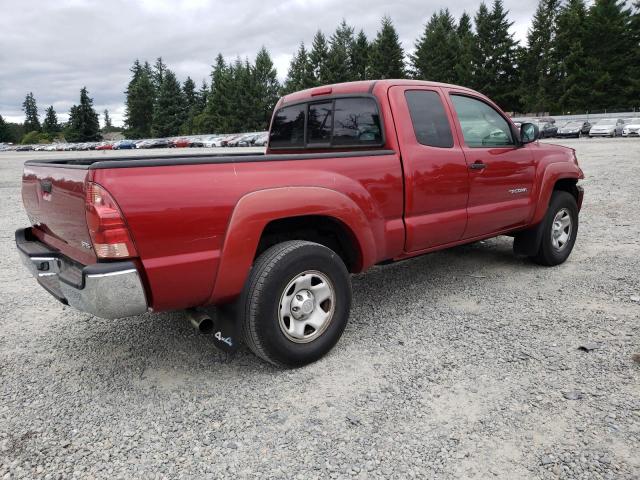 5TEUX42N95Z073288 - 2005 TOYOTA TACOMA ACCESS CAB წითელი ფოტო 3