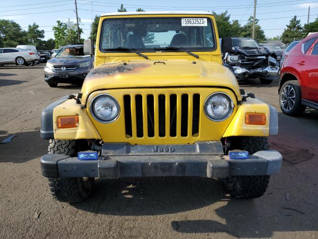 1J4FA39S12P729786 - 2002 JEEP WRANGLER / X YELLOW photo 5