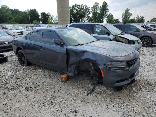 2C3CDXHG3HH504811 - 2017 DODGE CHARGER SXT GRAY photo 4