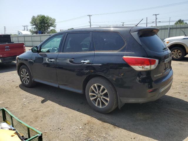 5N1AR2MN4EC691370 - 2014 NISSAN PATHFINDER S BLACK photo 2