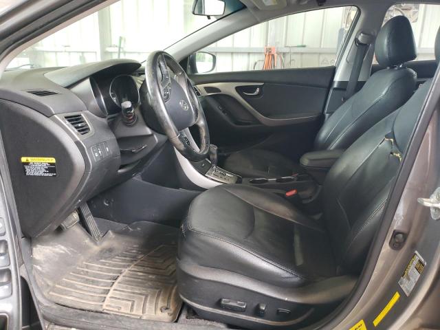 5NPDH4AE0DH439090 - 2013 HYUNDAI ELANTRA GLS GRAY photo 7