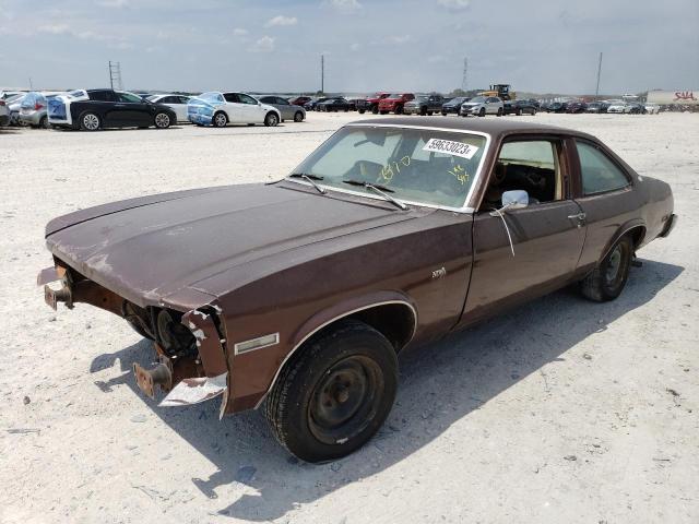 1X27D8W198595 - 1978 CHEVROLET NOVA BROWN photo 1