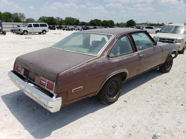 1X27D8W198595 - 1978 CHEVROLET NOVA BROWN photo 3