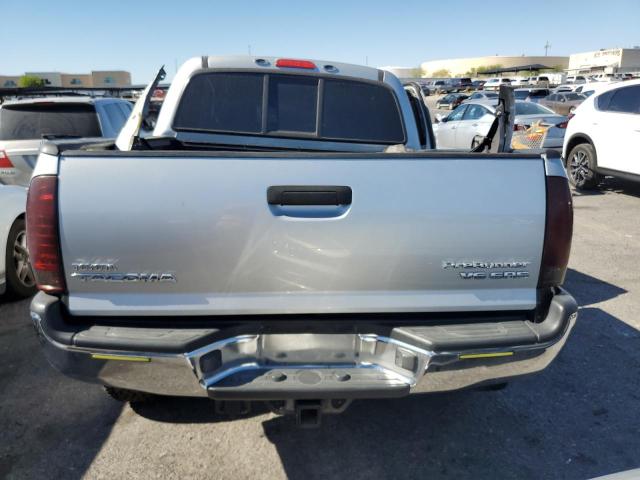 5TEJU62N75Z076052 - 2005 TOYOTA TACOMA DOUBLE CAB PRERUNNER SILVER photo 6