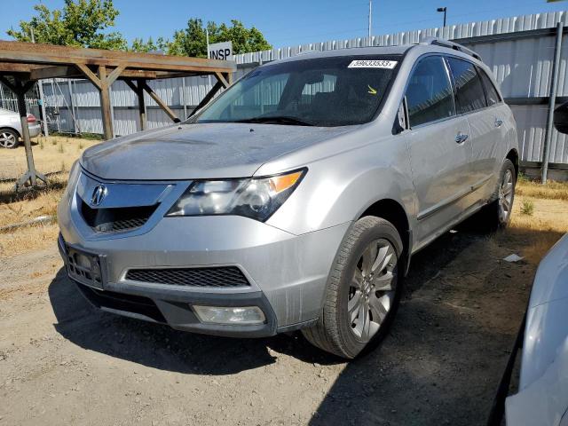 2HNYD2H52BH526898 - 2011 ACURA MDX ADVANCE SILVER photo 1