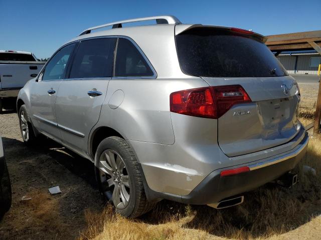 2HNYD2H52BH526898 - 2011 ACURA MDX ADVANCE SILVER photo 2
