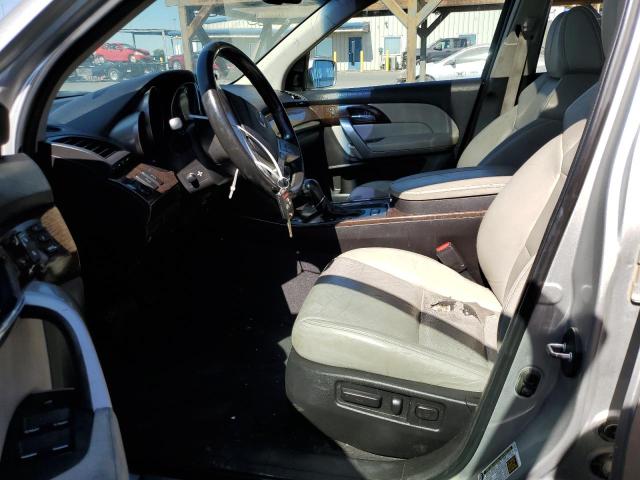 2HNYD2H52BH526898 - 2011 ACURA MDX ADVANCE SILVER photo 7