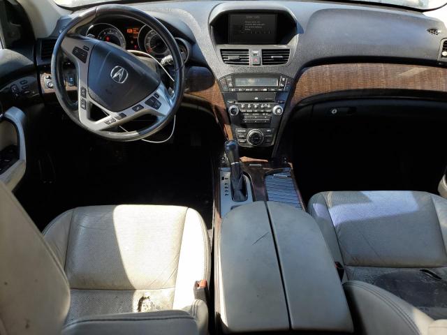 2HNYD2H52BH526898 - 2011 ACURA MDX ADVANCE SILVER photo 8