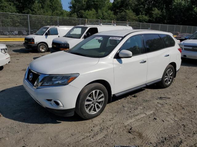 5N1AR2MN8DC686199 - 2013 NISSAN PATHFINDER S WHITE photo 1