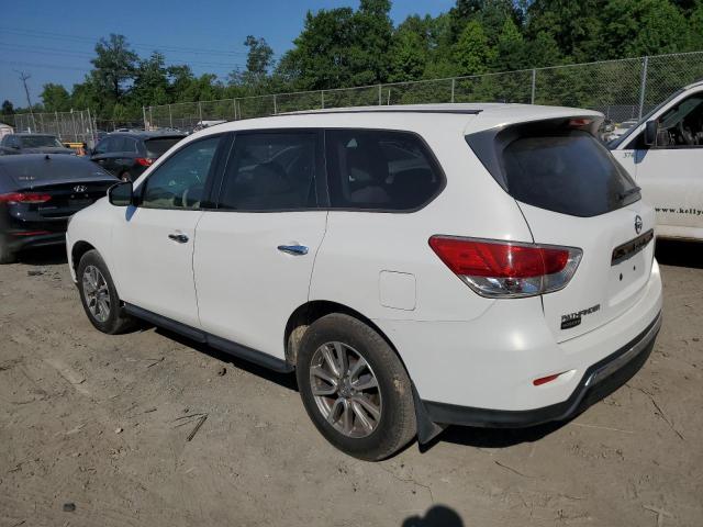 5N1AR2MN8DC686199 - 2013 NISSAN PATHFINDER S WHITE photo 2