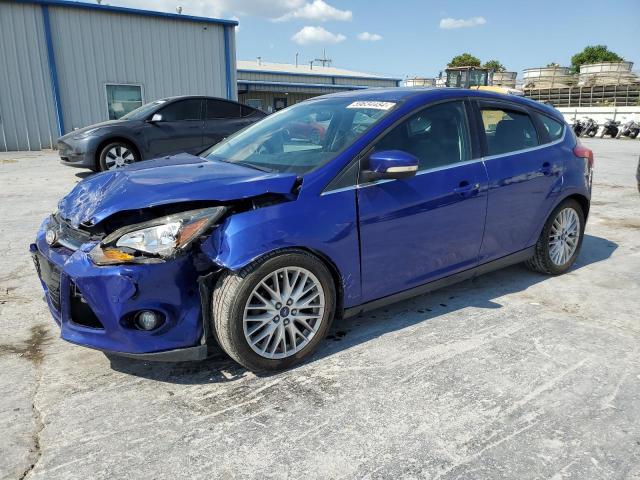 1FADP3N28EL107298 - 2014 FORD FOCUS TITANIUM BLUE photo 1