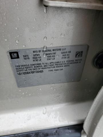 1G11C5SA7GF160455 - 2016 CHEVROLET MALIBU LIM LT 米色 照片 13