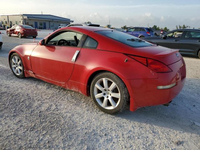 JN1AZ34E94T062909 - 2004 NISSAN 350Z COUPE RED photo 2