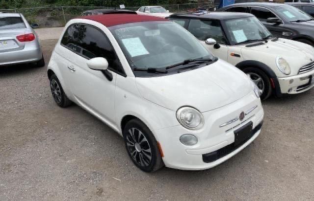 3C3CFFDR7CT335629 - 2012 FIAT 500 POP WHITE photo 1