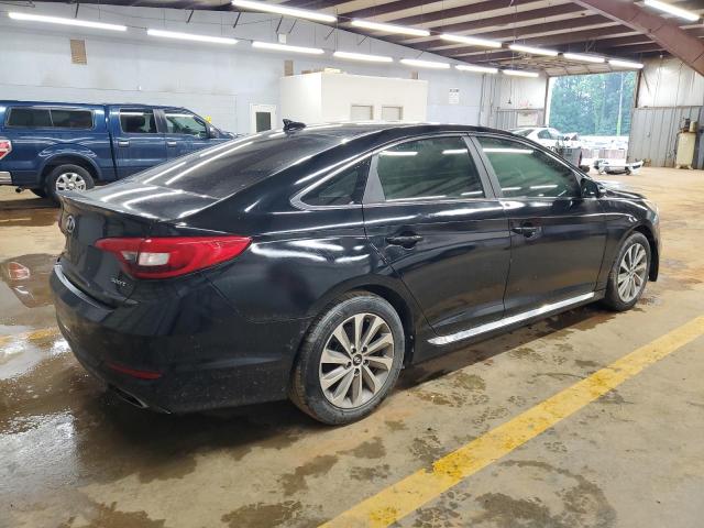 5NPE34AF2HH528063 - 2017 HYUNDAI SONATA SPORT შავი ფოტო 3