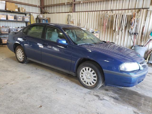 2G1WF52E749393207 - 2004 CHEVROLET IMPALA BLUE photo 4