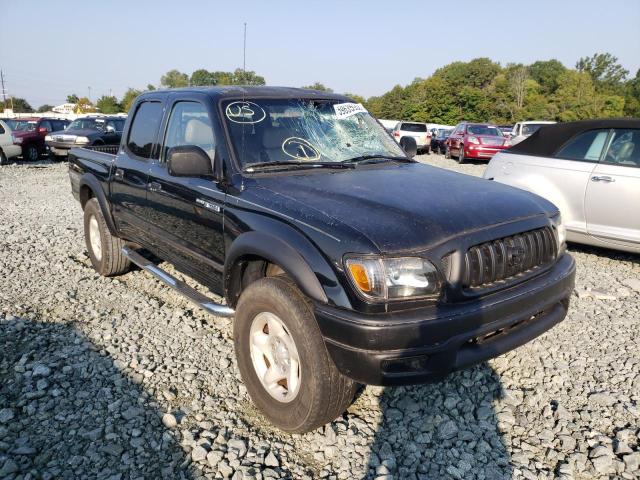 5TEGN92N72Z057067 - 2002 TOYOTA TACOMA DOUBLE CAB PRERUNNER BLACK photo 1