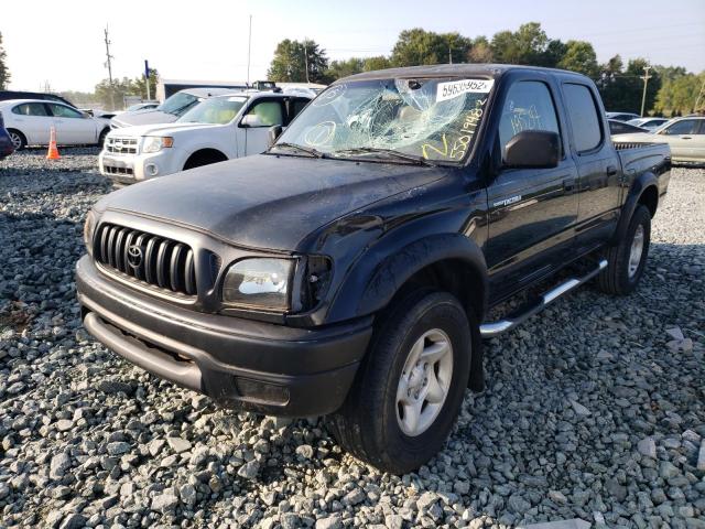 5TEGN92N72Z057067 - 2002 TOYOTA TACOMA DOUBLE CAB PRERUNNER BLACK photo 2