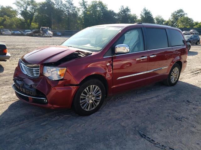 2C4RC1CG0ER329579 - 2014 CHRYSLER TOWN & COU TOURING L RED photo 1