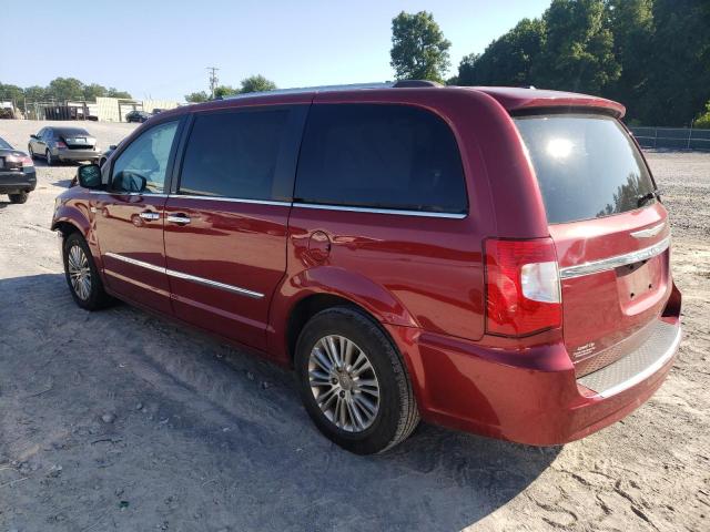 2C4RC1CG0ER329579 - 2014 CHRYSLER TOWN & COU TOURING L RED photo 2