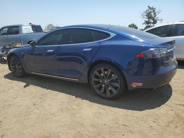 5YJSA1E25JF249743 - 2018 TESLA MODEL S 蓝色 照片 2