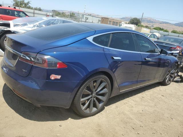5YJSA1E25JF249743 - 2018 TESLA MODEL S 蓝色 照片 3