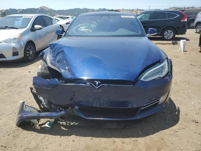 5YJSA1E25JF249743 - 2018 TESLA MODEL S 蓝色 照片 5
