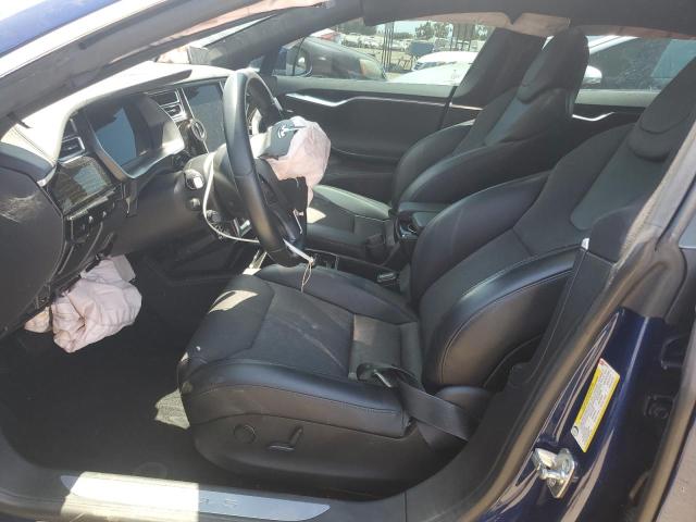 5YJSA1E25JF249743 - 2018 TESLA MODEL S 蓝色 照片 7