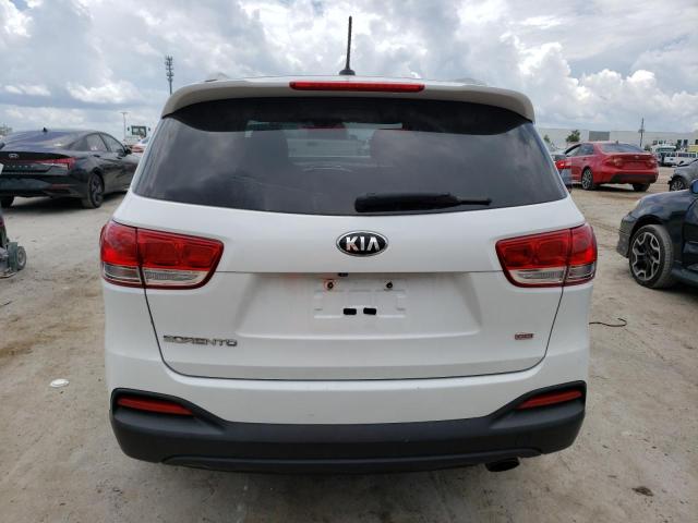 5XYPG4A39HG214274 - 2017 KIA SORENTO LX WHITE photo 6