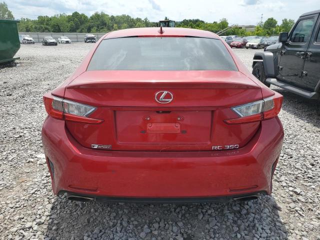 JTHHE5BC2F5003601 - 2015 LEXUS RC 350 RED photo 6