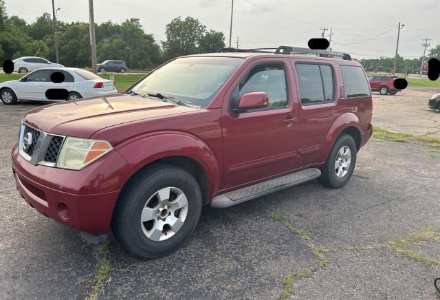 5N1AR18U16C626490 - 2006 NISSAN PATHFINDER LE BURGUNDY photo 2