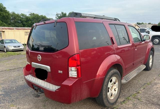 5N1AR18U16C626490 - 2006 NISSAN PATHFINDER LE BURGUNDY photo 4