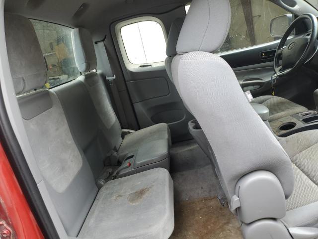 5TFUX4EN8BX007359 - 2011 TOYOTA TACOMA ACCESS CAB Czerwony zdjęcie 10