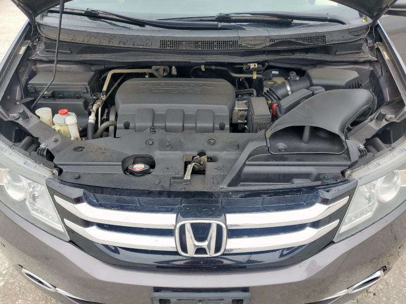 5FNRL5H96FB082857 - 2015 HONDA ODYSSEY TOURING GRAY photo 12