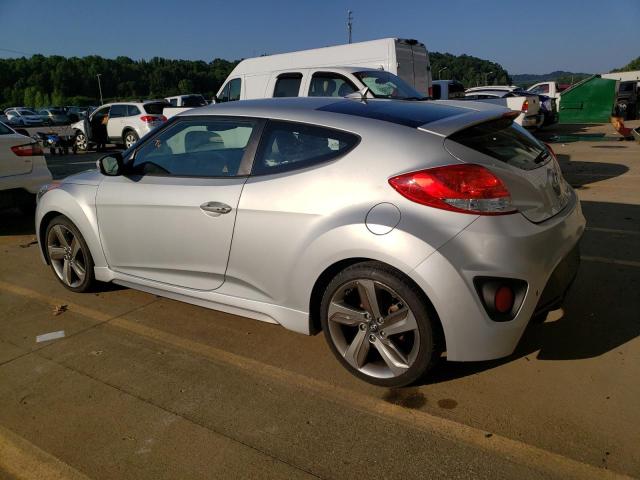 KMHTC6AE7DU140204 - 2013 HYUNDAI VELOSTER TURBO SILVER photo 2